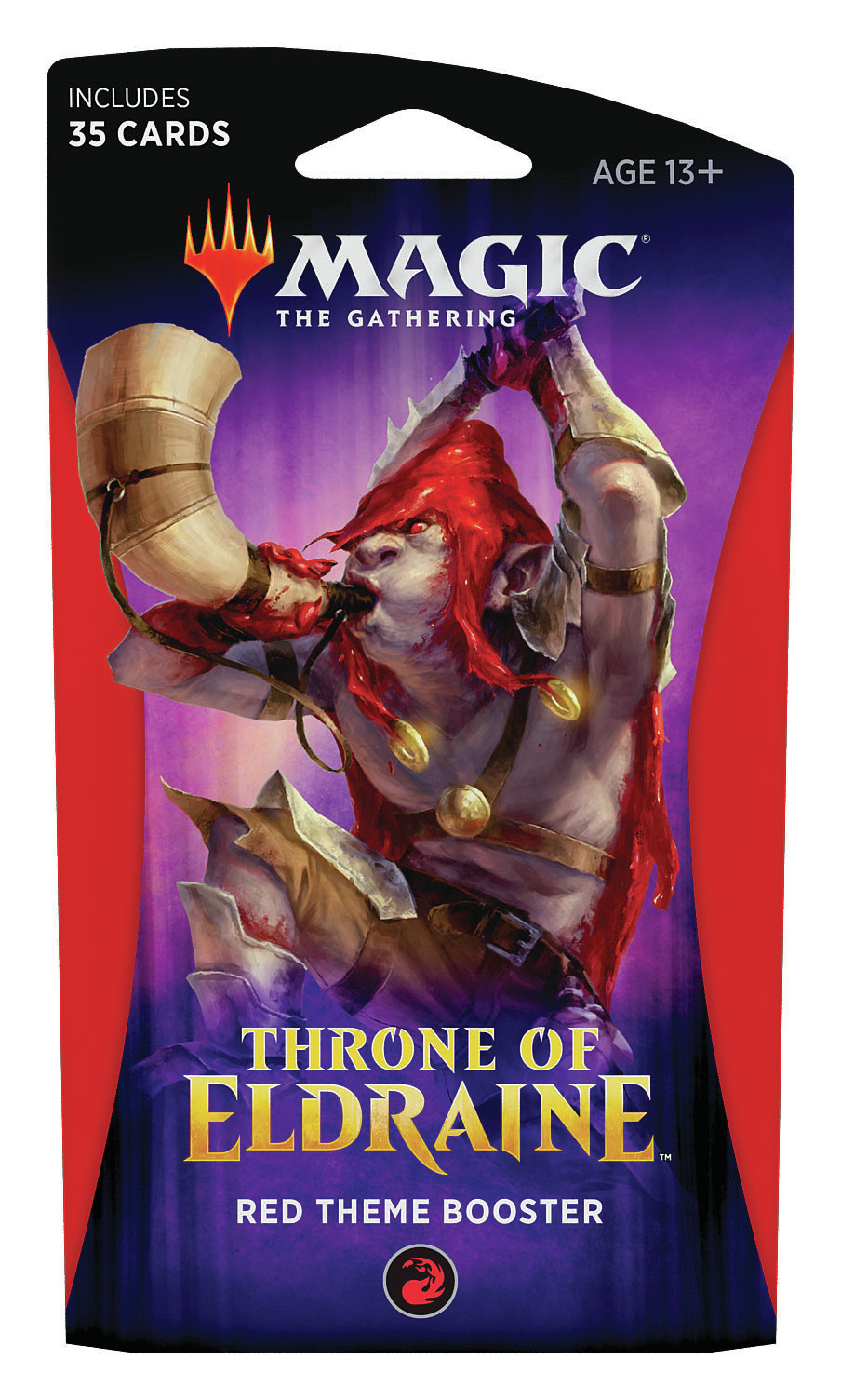 Magic The Gathering: Throne of Eldraine Red Theme Booster image