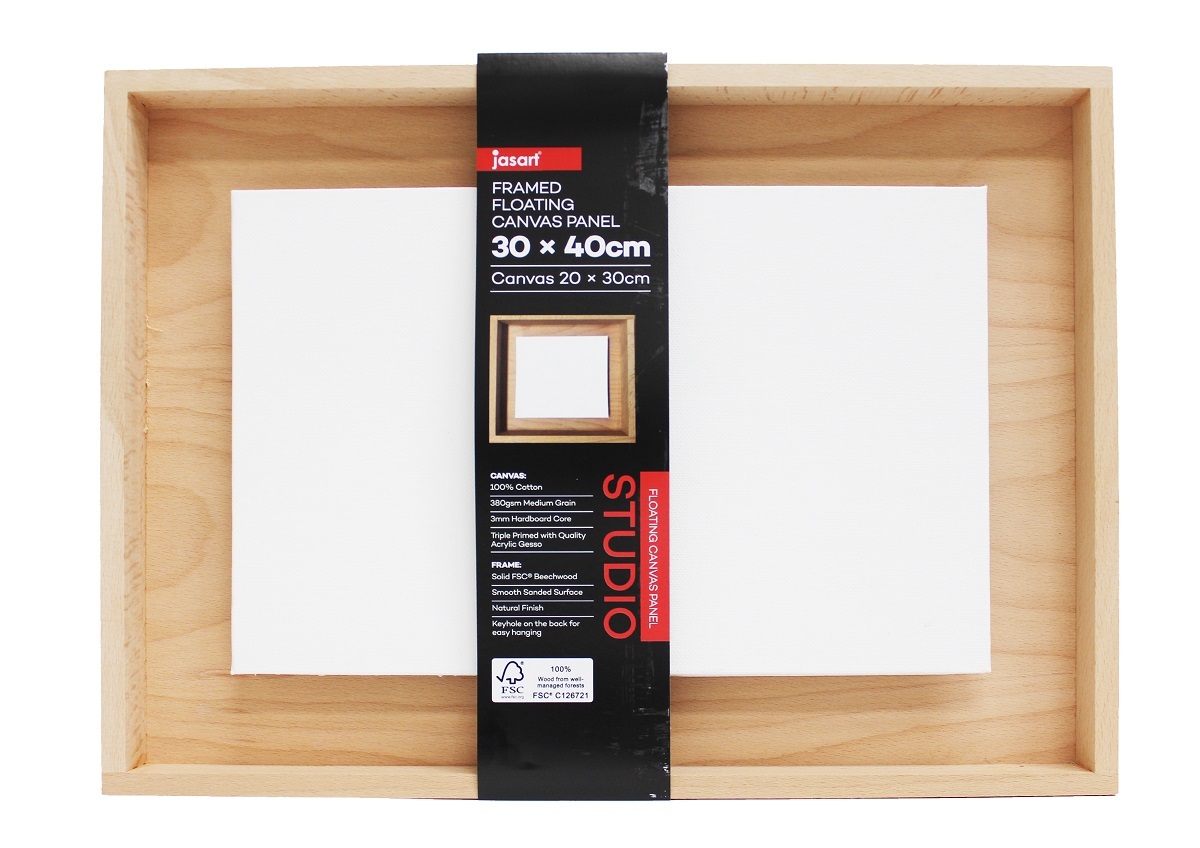 Jasart: Framed Floating Canvas Panel (30x40cm) image