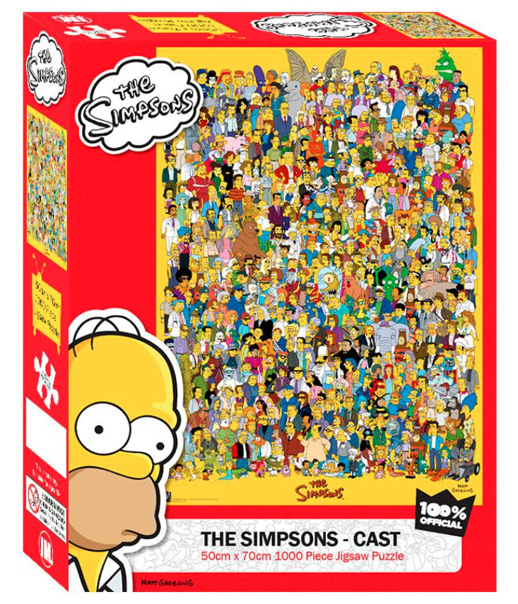 The Simpsons Cast Jigsaw (1000pcs) Board Game at Mighty Ape NZ