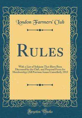 Rules by London Farmers Club image