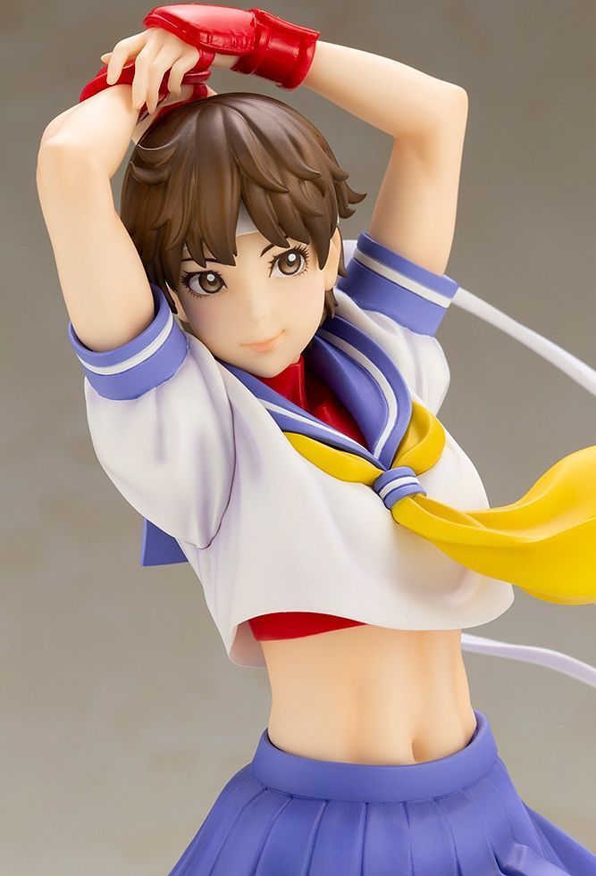 Street Fighter Bishoujo: 1/7 Sakura -Round 2- PVC Figure image