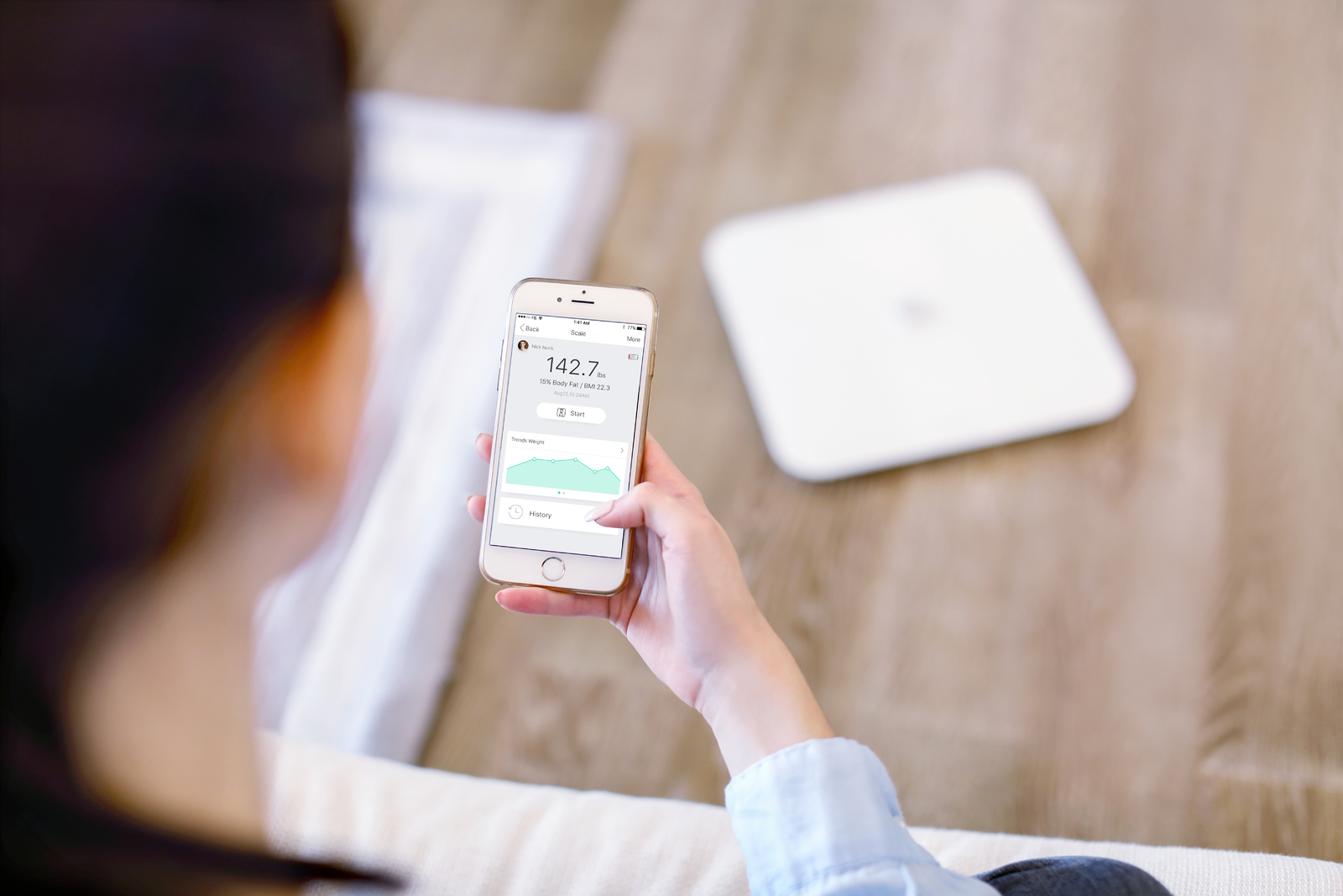 eufy: Smart Fitness Scale - White image