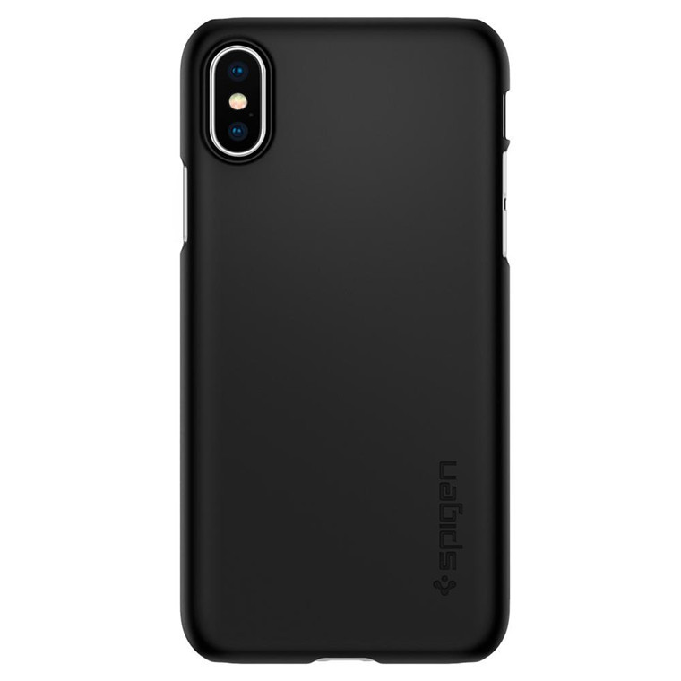 Spigen: Thin Fit Case for iPhone XS - Black image