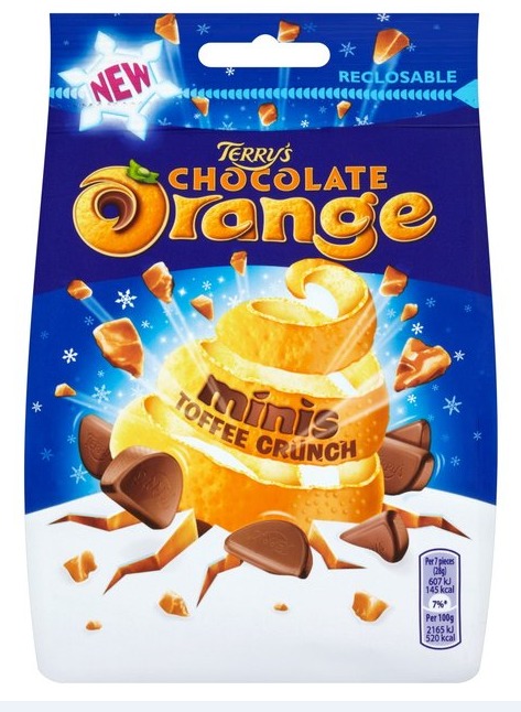 Terry's Chocolate Orange Minis Toffee Crunch (125g) image