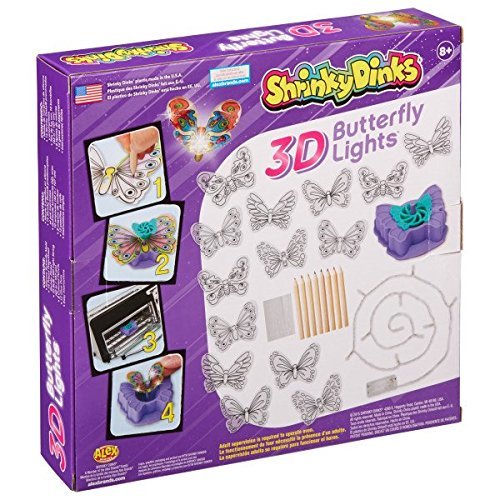 Alex: Shrinky Dinks - 3D Butterfly Lights image