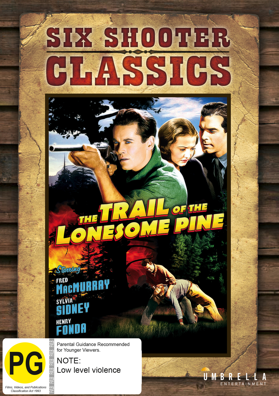 Trail Of The Lonesome Pine (Six Shooter Classics) on DVD image