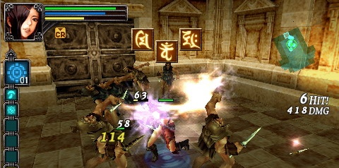 Warriors of the Lost Empire on PSP