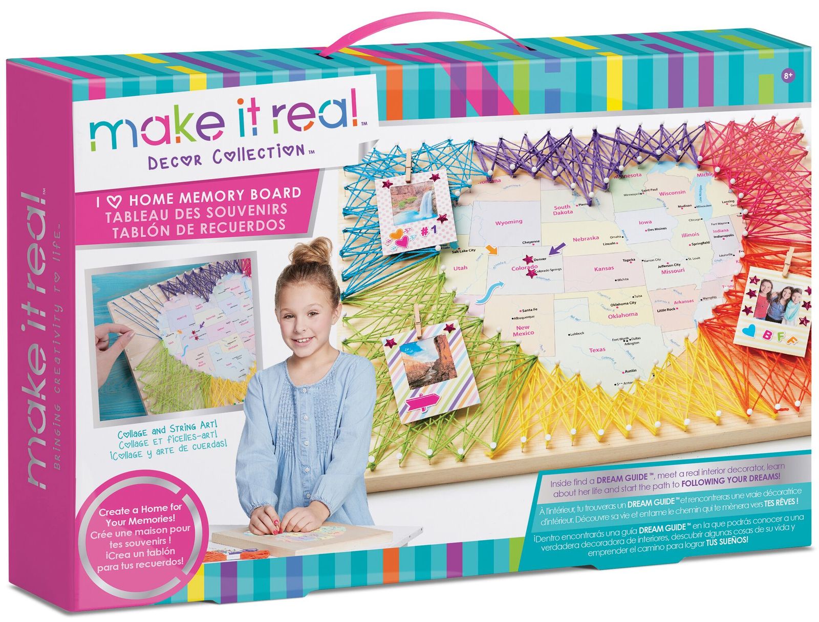 Make it Real - I "Heart" Home Memory Board