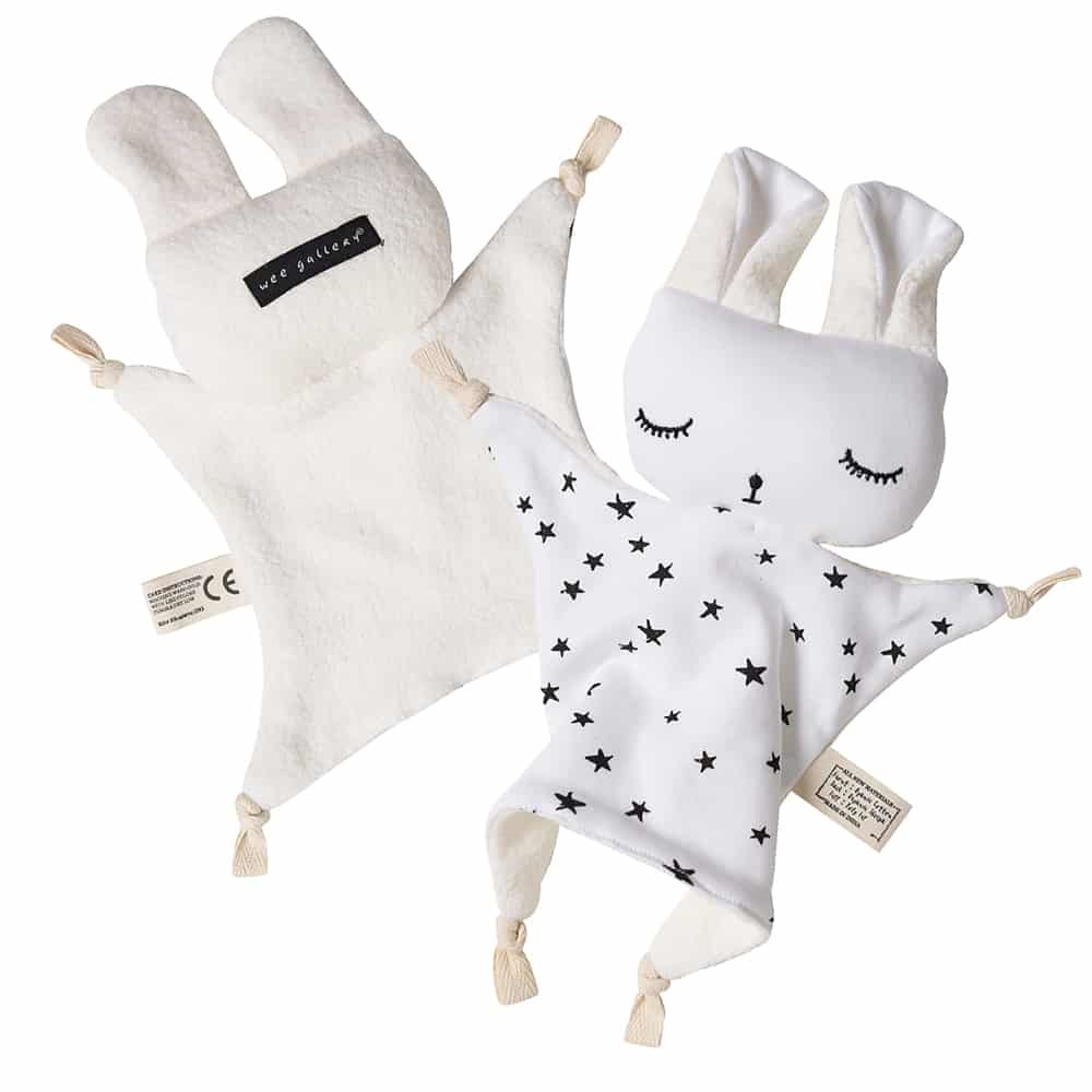 Wee Gallery: Organic Cuddle Bunny - Stars image