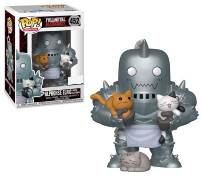 Fullmetal Alchemist - Alphonse Elric (with Kittens) Pop! Vinyl Figure image