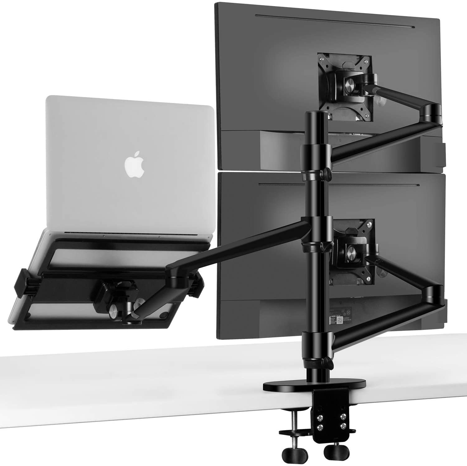 Gorilla Arms Dual Monitor Arm w/ Laptop Holder image