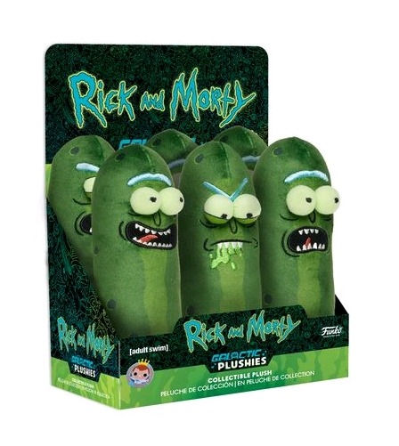 Rick & Morty: Pickle Rick 7" Plush - Annoyed