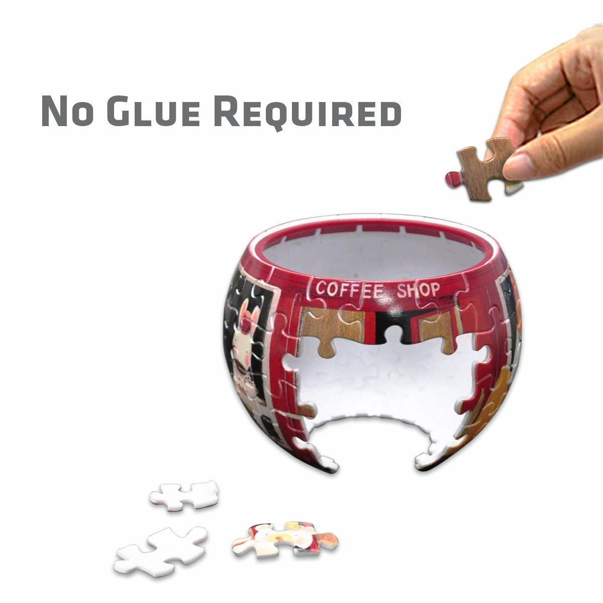 Pintoo: 80-Piece Puzzle Flower Pot - Modern Architectures image