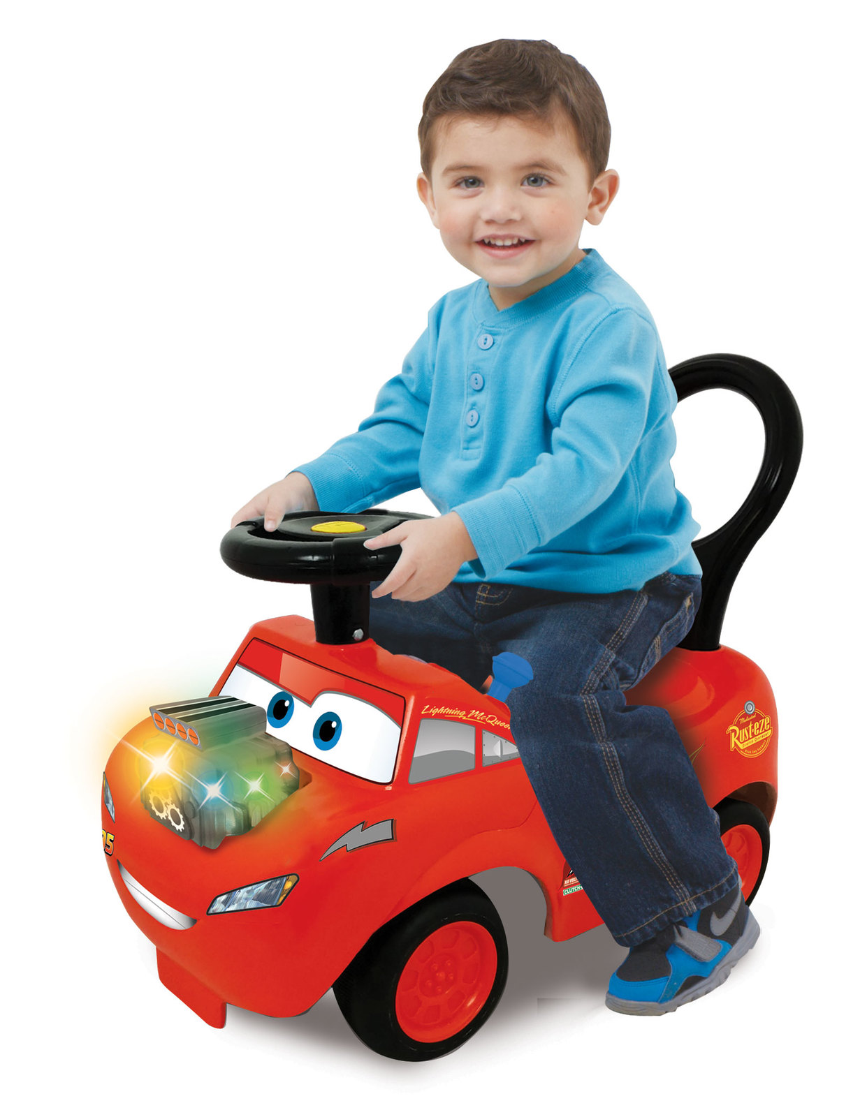 Kiddieland: Revvin' Lights Deluxe Ride-On - Cars image