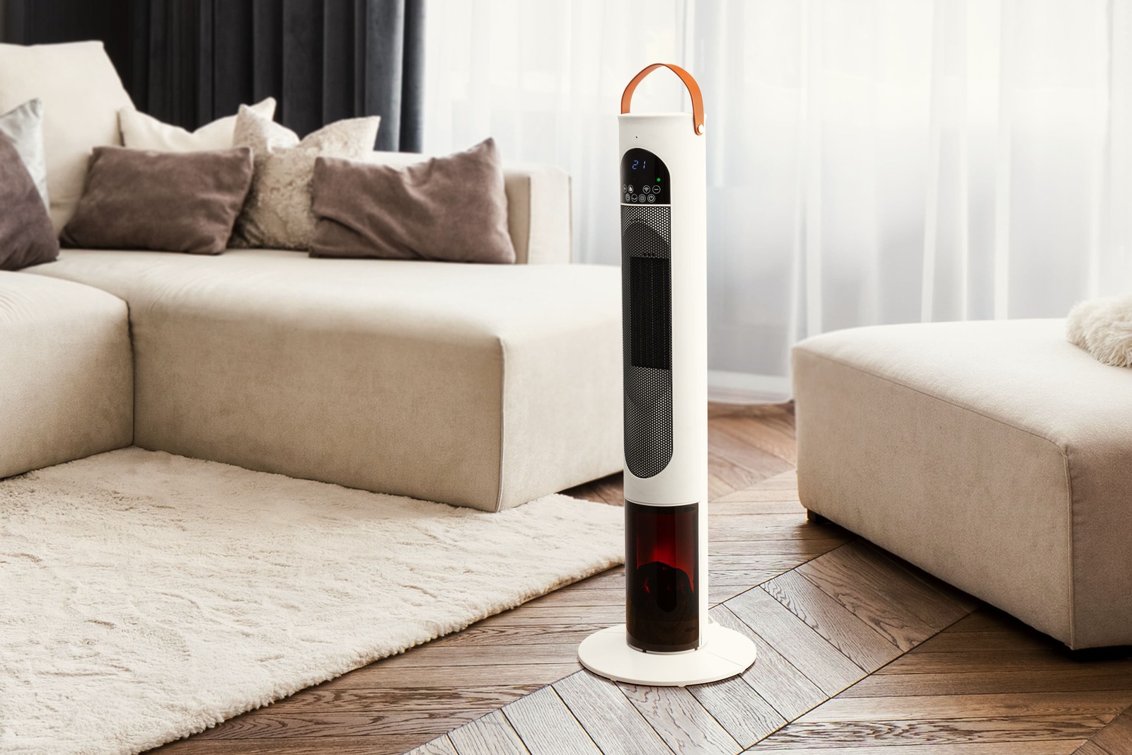 Buy Kogan SmarterHome 2000W Tower Heater Fireplace Effect at Mighty Ape NZ