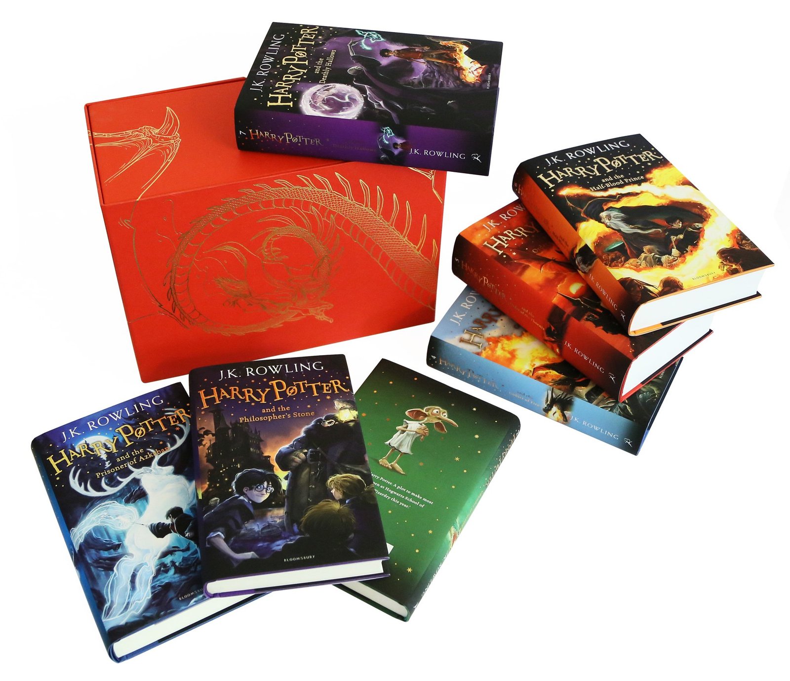 Harry Potter Box Set: Complete Collection (Hardback) by J.K. Rowling image