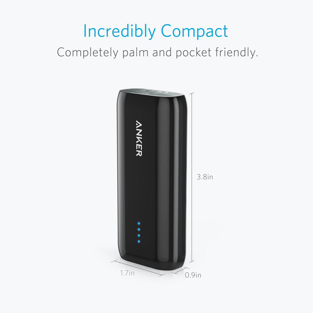 ANKER: Astro E1 5200mAh with 1x PowerIQ 2A port - Black image