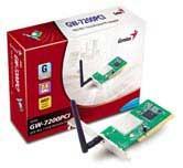 Genius WIRELESS PCI LAN CARD 54MBPS Genius WIRELESS PCI LAN CARD 54MBPS