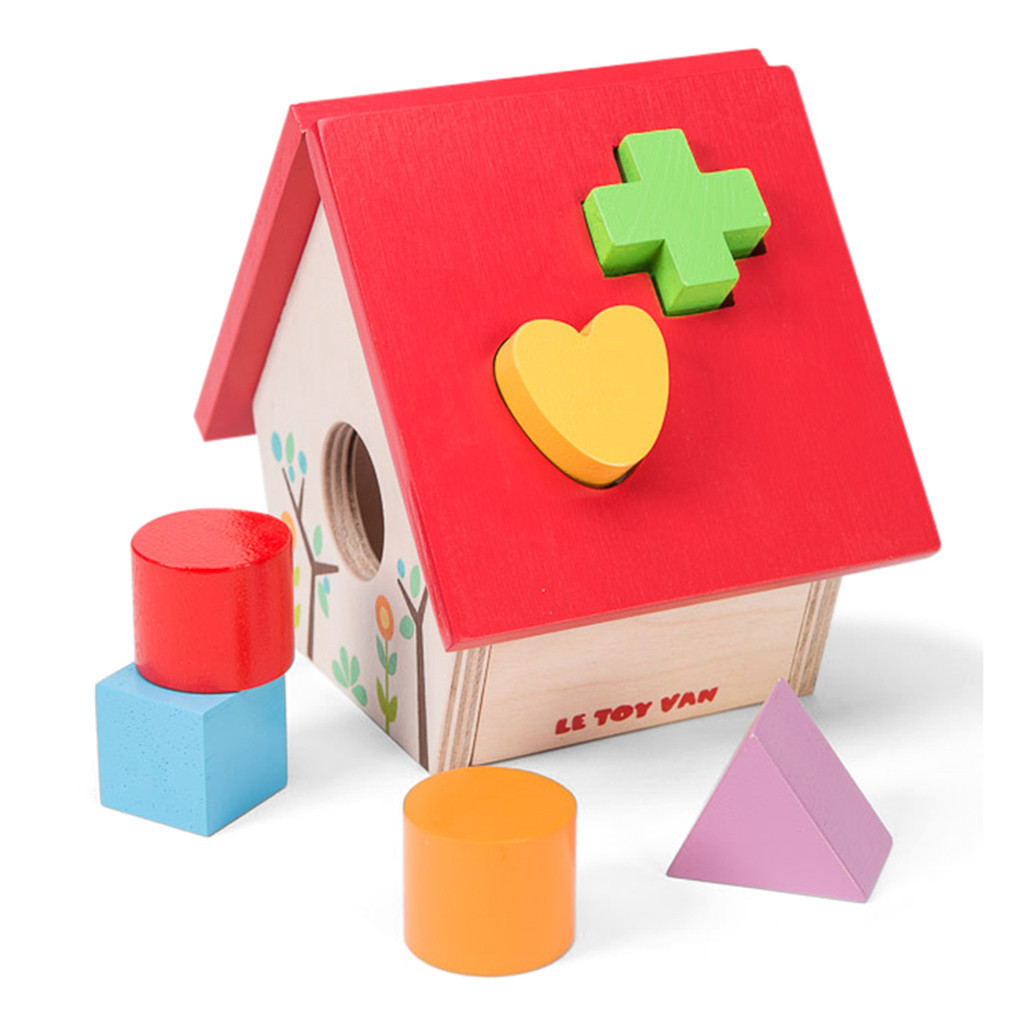 Le Toy Van: Petilou - My Little Bird House Shape Sorter image
