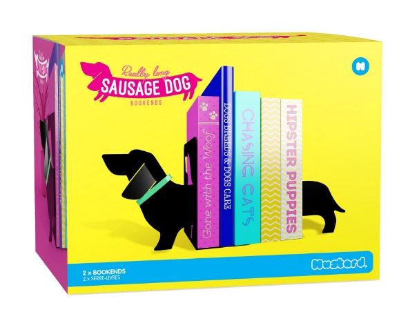 Mustard: Really Long Sausage Dog - Bookends image