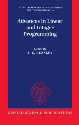 Advances in Linear and Integer Programming by J.E. Beasley image