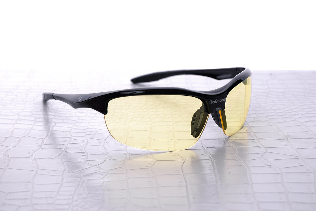 NoScope Wraith Computer Gaming Glasses - Onyx Black for PC Games image