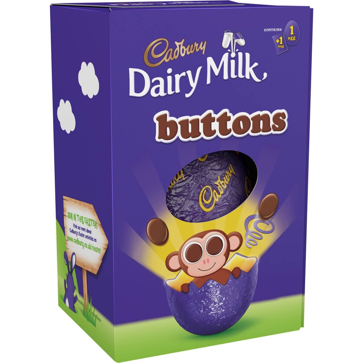 Cadbury Dairy Milk Buttons Egg (85g) at Mighty Ape NZ