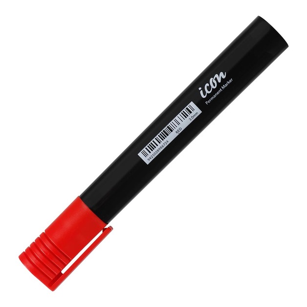 Buy Icon Permanent Marker Bullet Tip Red at Mighty Ape NZ