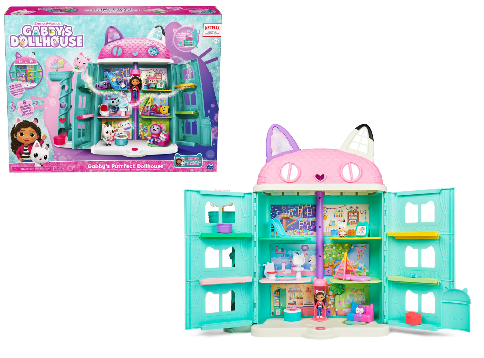 Buy Gabby's Dollhouse Purrfect Dollhouse Playset at Mighty Ape NZ