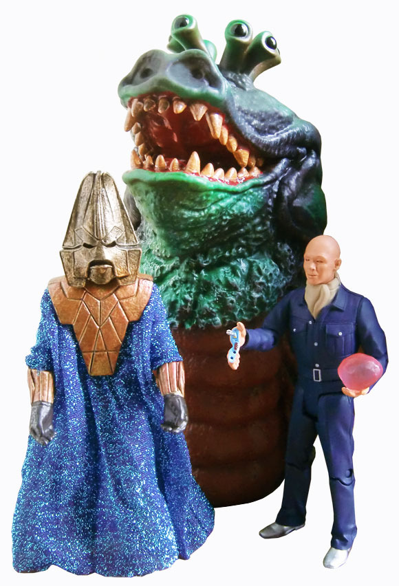 Doctor Who Enemies of the 3rd Doctor Exclusive Action Figure Set