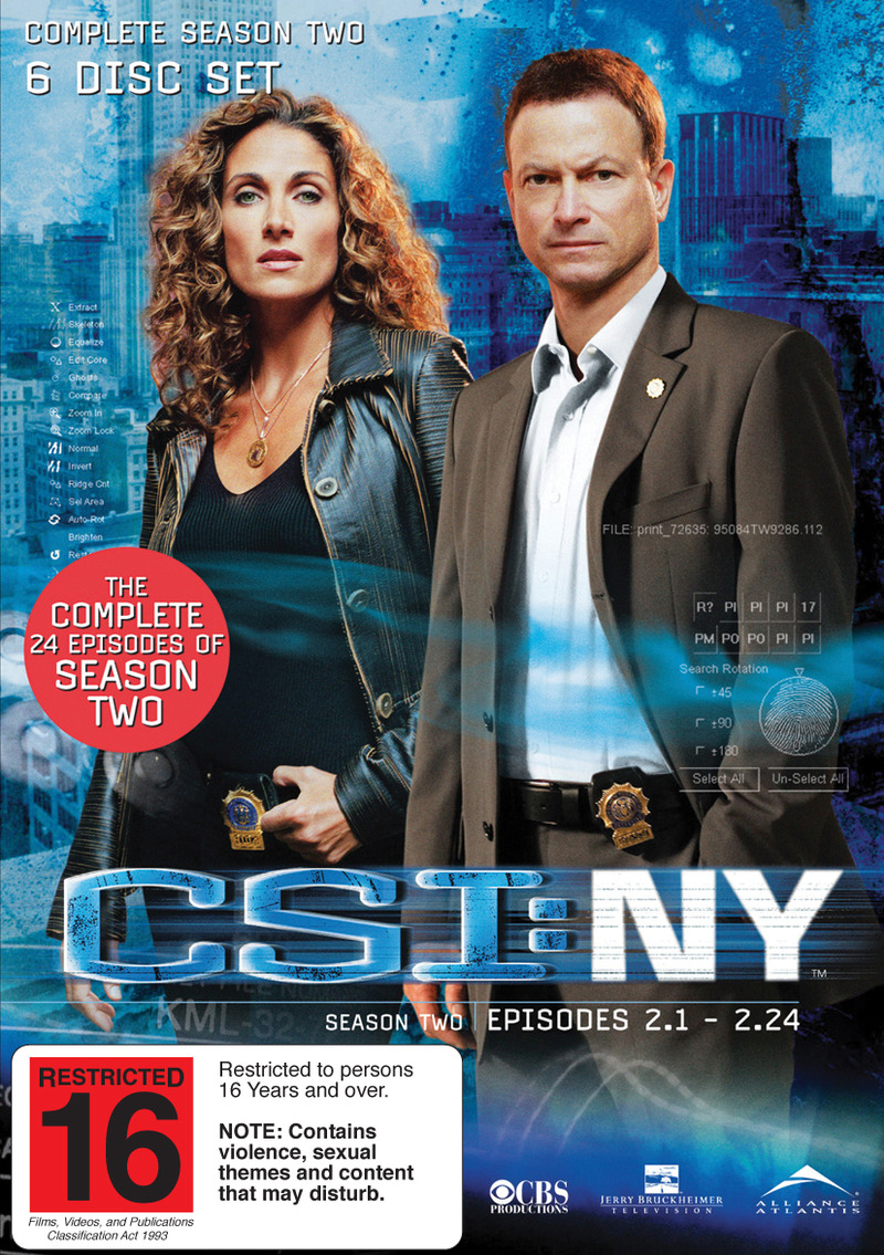 CSI - New York: Complete Season 2 (6 Disc Set) on DVD image