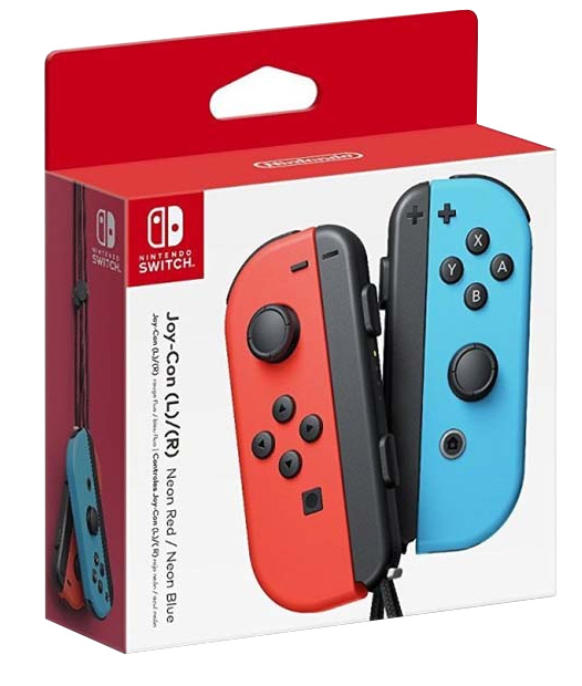 Nintendo Switch Joy-Con Neon Red/Blue Controller Set for Switch