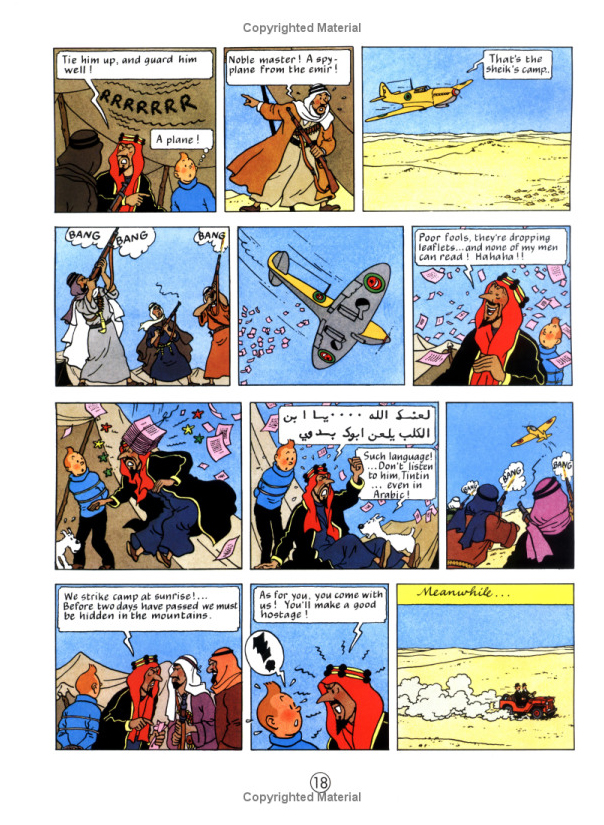 Land of Black Gold (The Adventures of Tintin #15) by Herge image