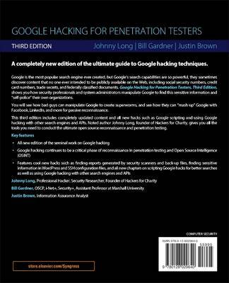 Google Hacking for Penetration Testers by Johnny Long