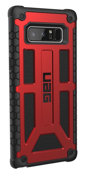 UAG Monarch Case for Galaxy Note 8 (Crimson/Black)