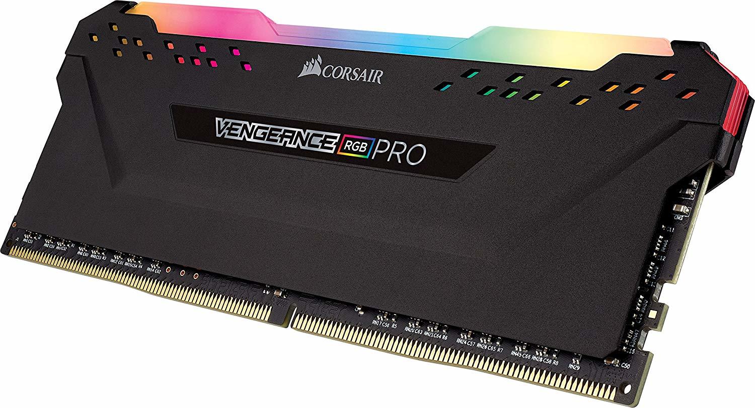 16GB Corsair Vengeance RGB PRO DDR4-3200 (2x8GB) C16 Dual RGB RAM Kit Black