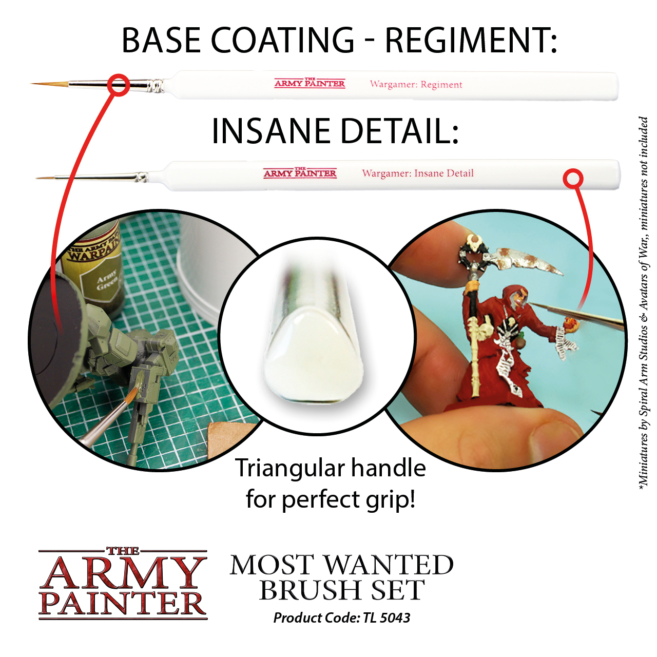 Army Painter Most Wanted Brush Set image