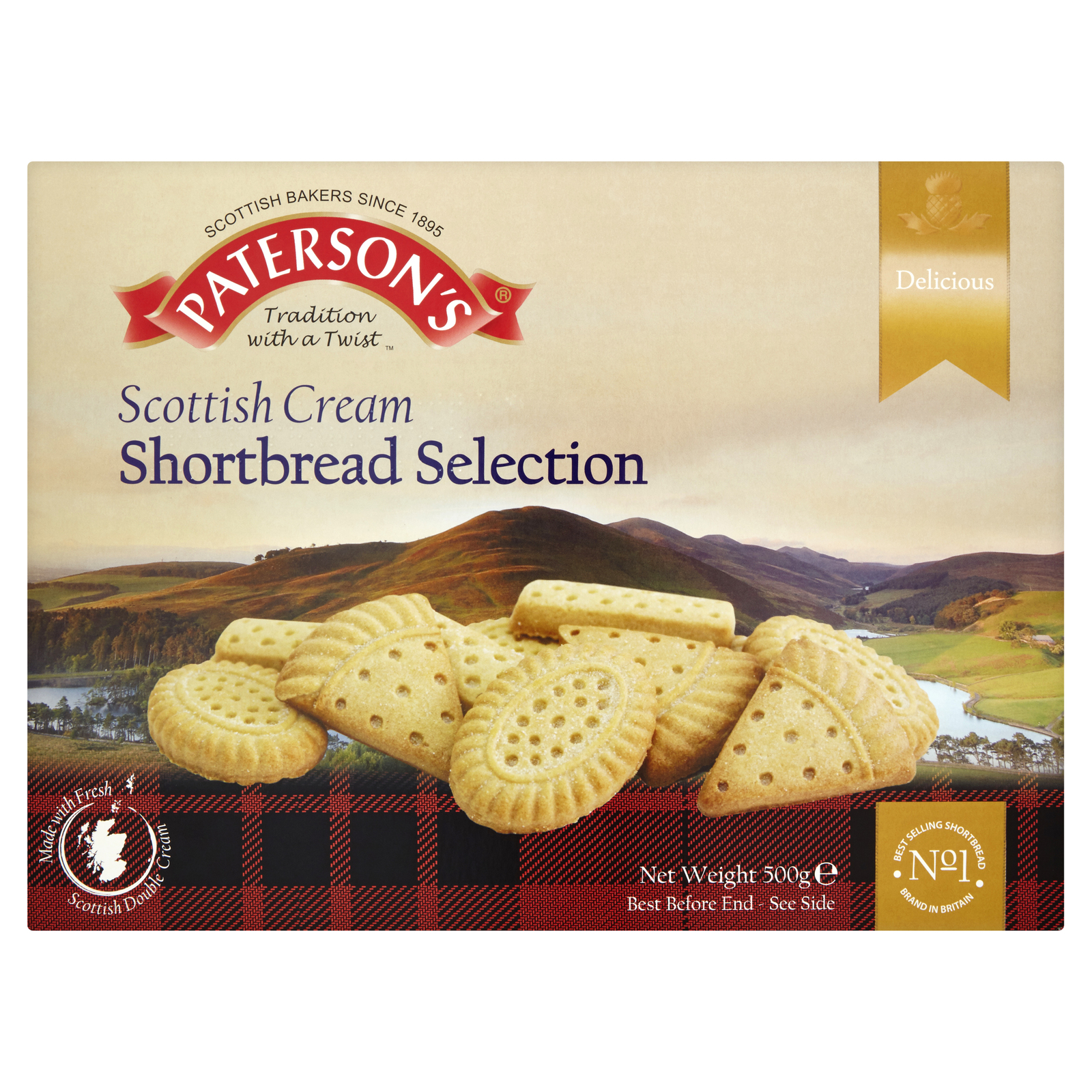 Paterson's Shortbread Selection 500g image