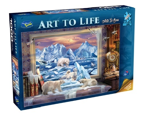 Holdson: 1000pce Art to Life Puzzle (Arctic Ice Bears)