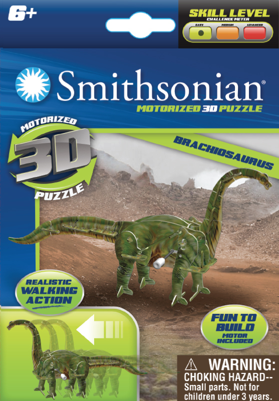 Smithsonian: Dinosaur Wind Up Puzzle - Assortment image