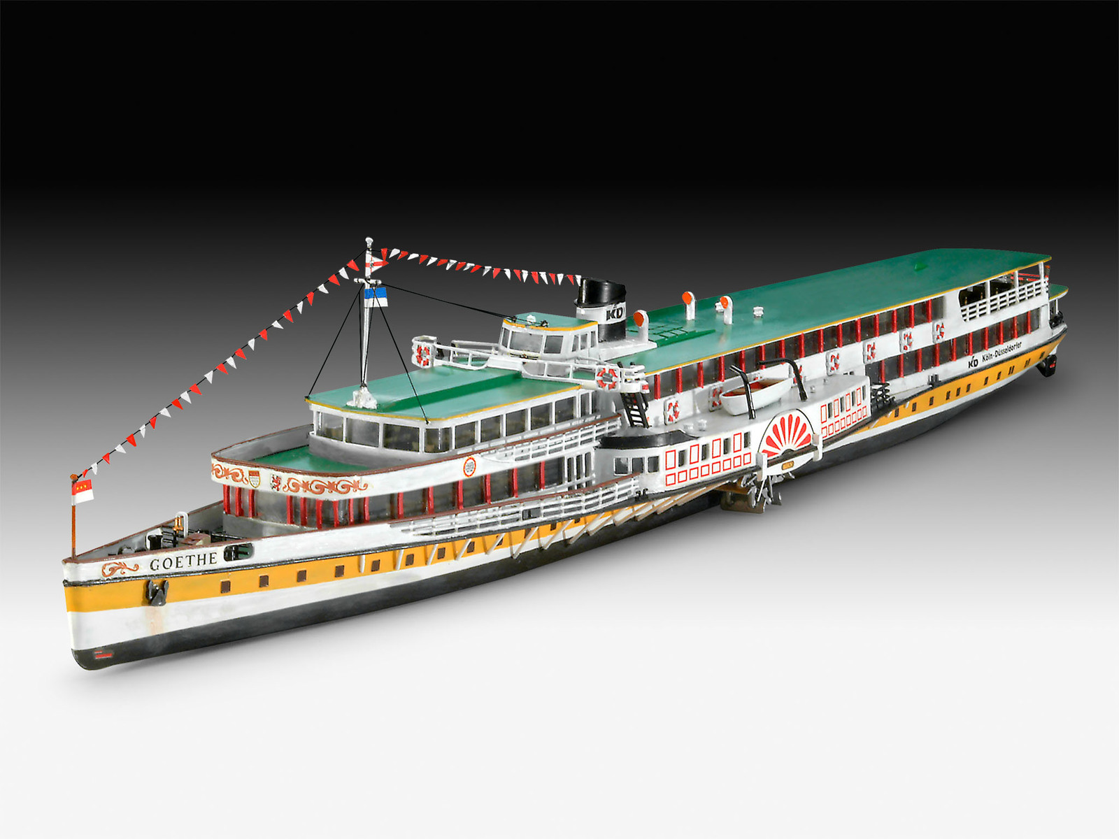 Paddle Steamer Of The Rhine Model Kit at Mighty Ape NZ