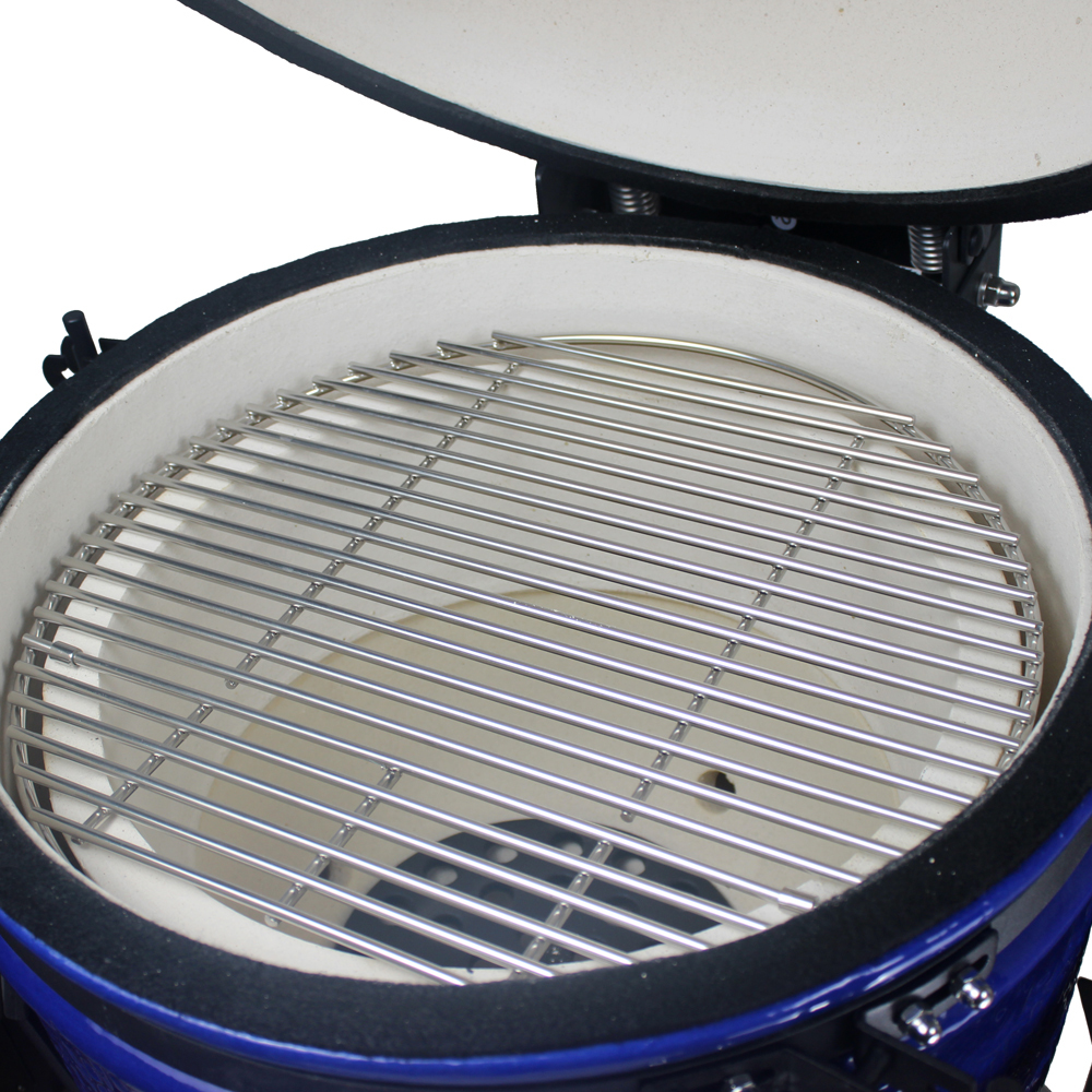 Gorilla: Kamado Ceramic Grill BBQ (Blue) | 18" image