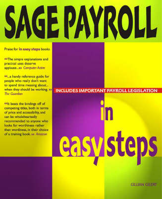 Sage Payroll in Easy Steps by Gillian Gilert image