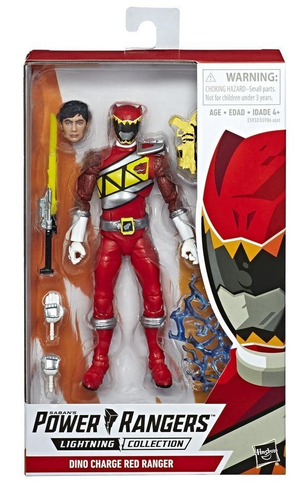 Power Rangers: Lightning Collection 6" Action Figure - Dino Charge Red Ranger