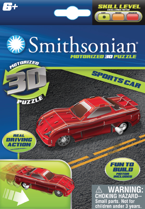 Smithsonian: Vehicle Wind Up Puzzle - Assortment image