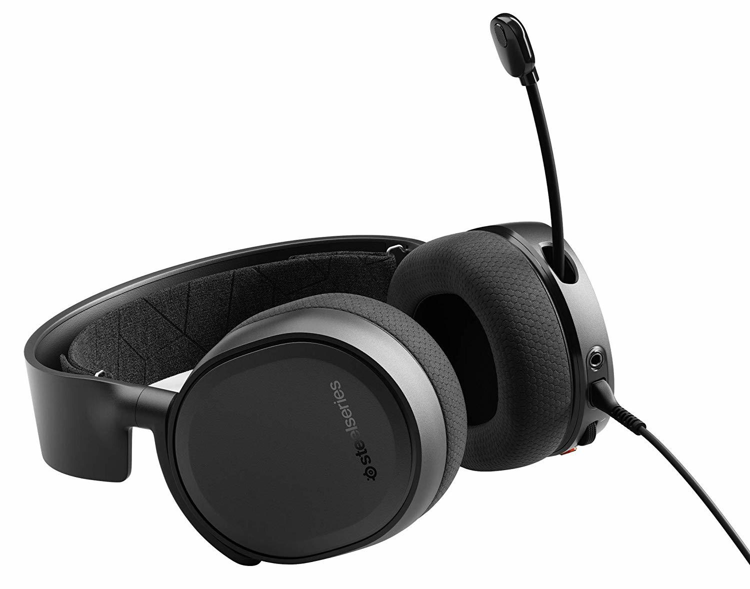 SteelSeries Arctis 3 Console Gaming Headset (Black) for Switch, PC, PS4, Xbox One image
