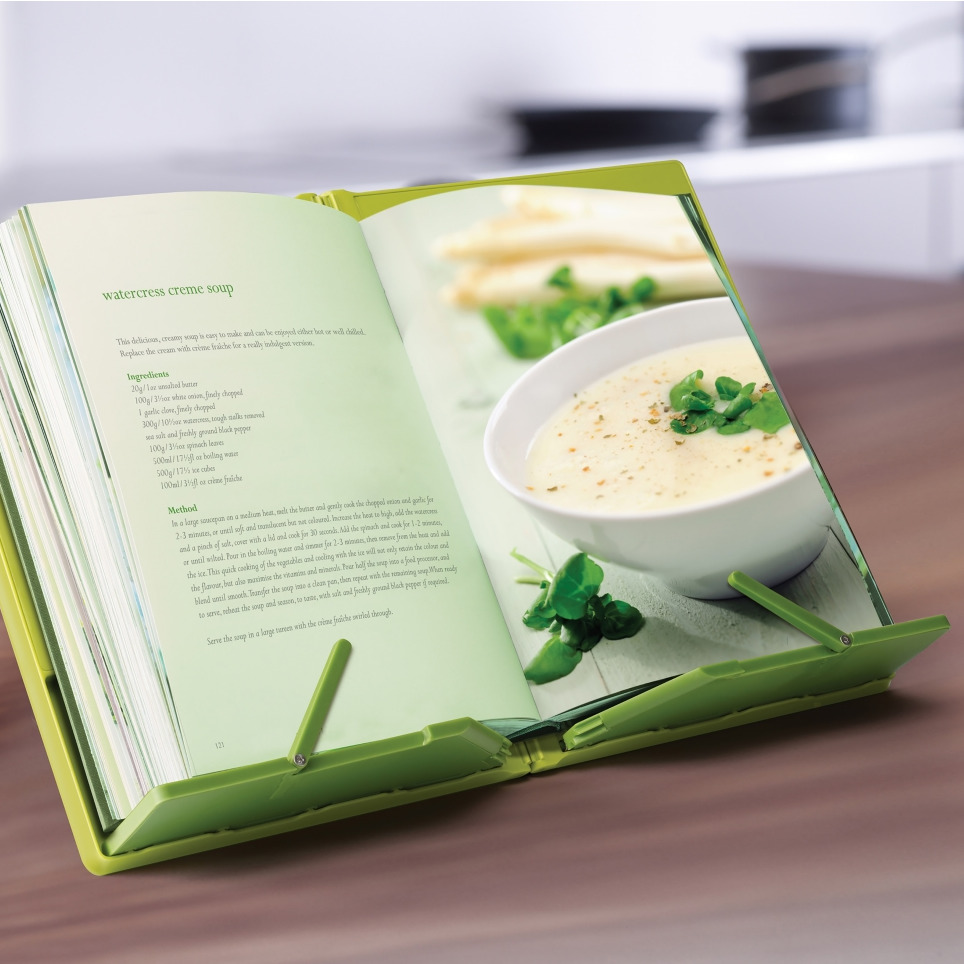 Joseph Joseph Cook Book Stand White/Grey at Mighty Ape NZ