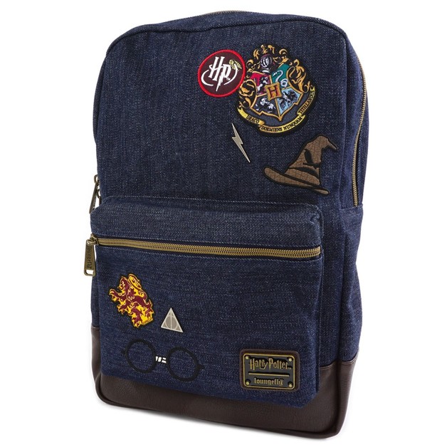 Loungefly: Harry Potter - Hogwarts Logo Blue Backpack