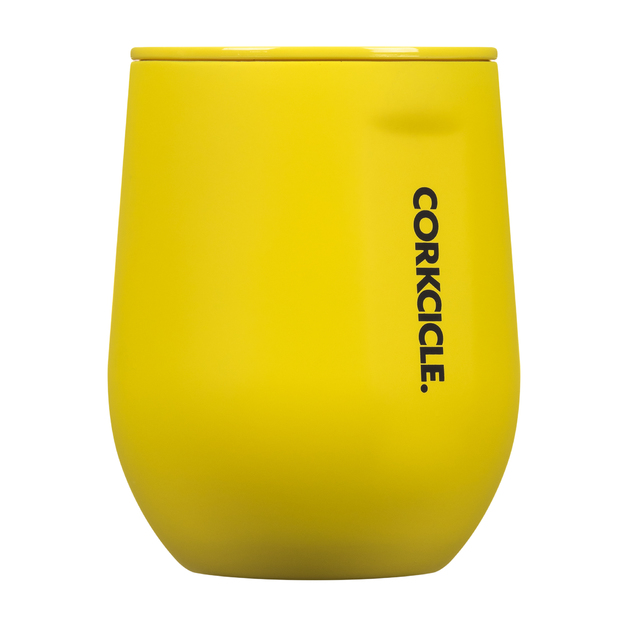 Corkcicle Stemless Tumbler Neon Yellow at Mighty Ape NZ