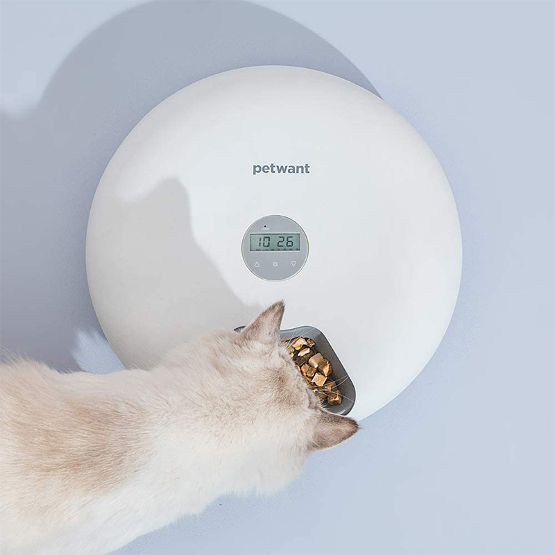 Smart Automatic Pet Feeder 6-Grid 180ml (White) image